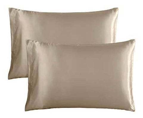 Tan satin pillowcases 